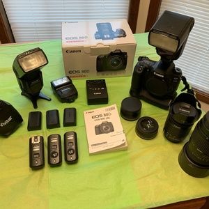 Canon 80d and accessories